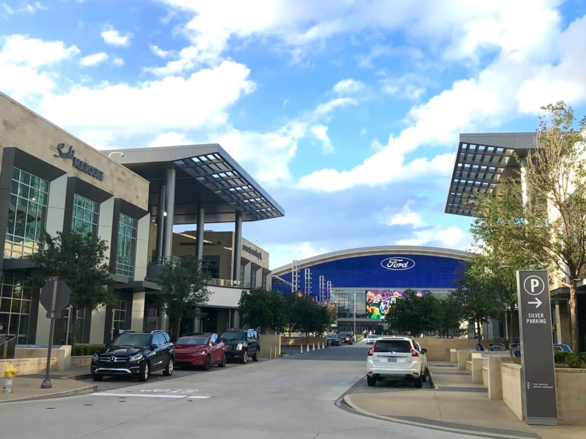 The Ford Center at The Star, the Dallas Cowboys' headquarters and practice facility, in Frisco, TX.
